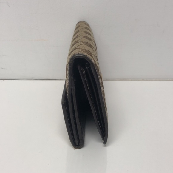 Gucci Brown Monogram Continental Flap Wallet - Picture 3 of 12